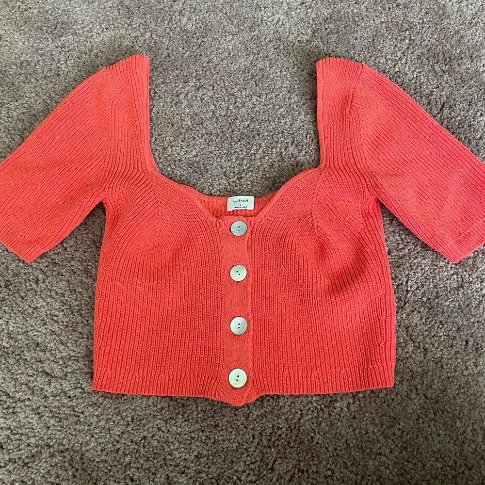 Pink Aritzia Crop Top